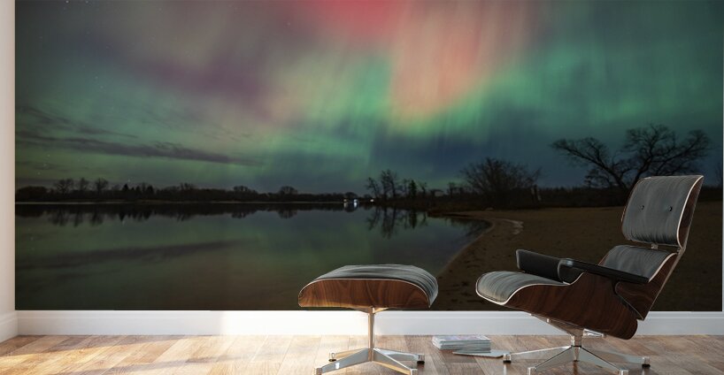 Northern Lights Reflections Wall Murals
