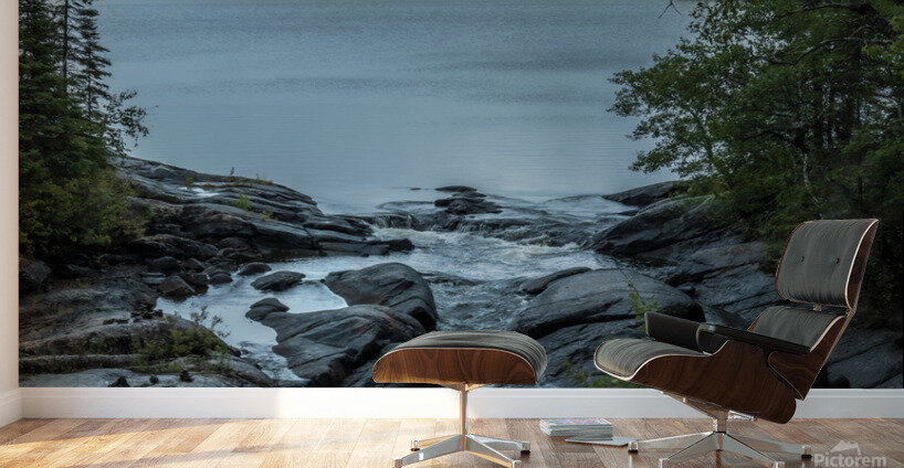 Tulabi Falls on a Rainy Day Wall Murals