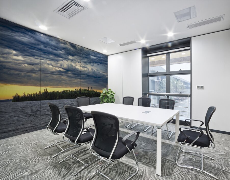 Sunrise Island Wall Printing