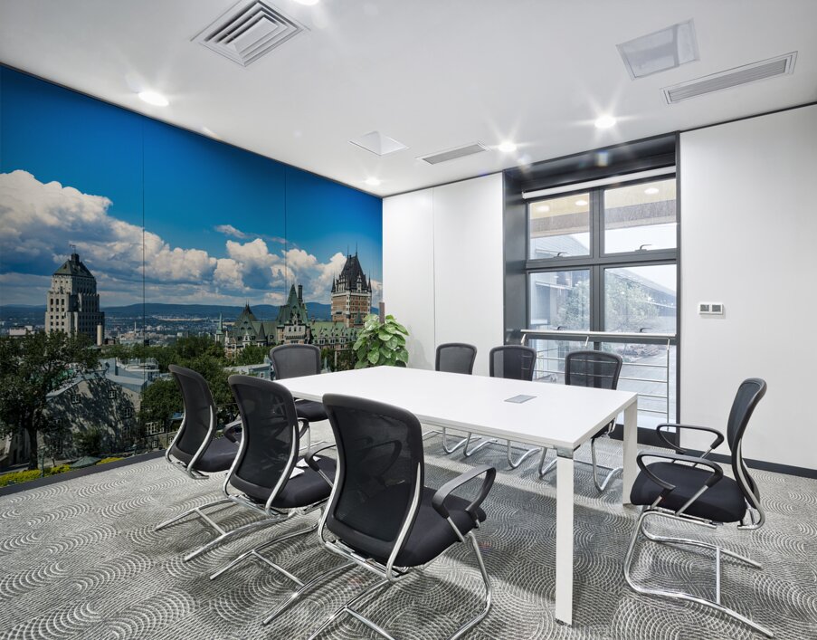 Old Quebec City Skyline Wall Printing