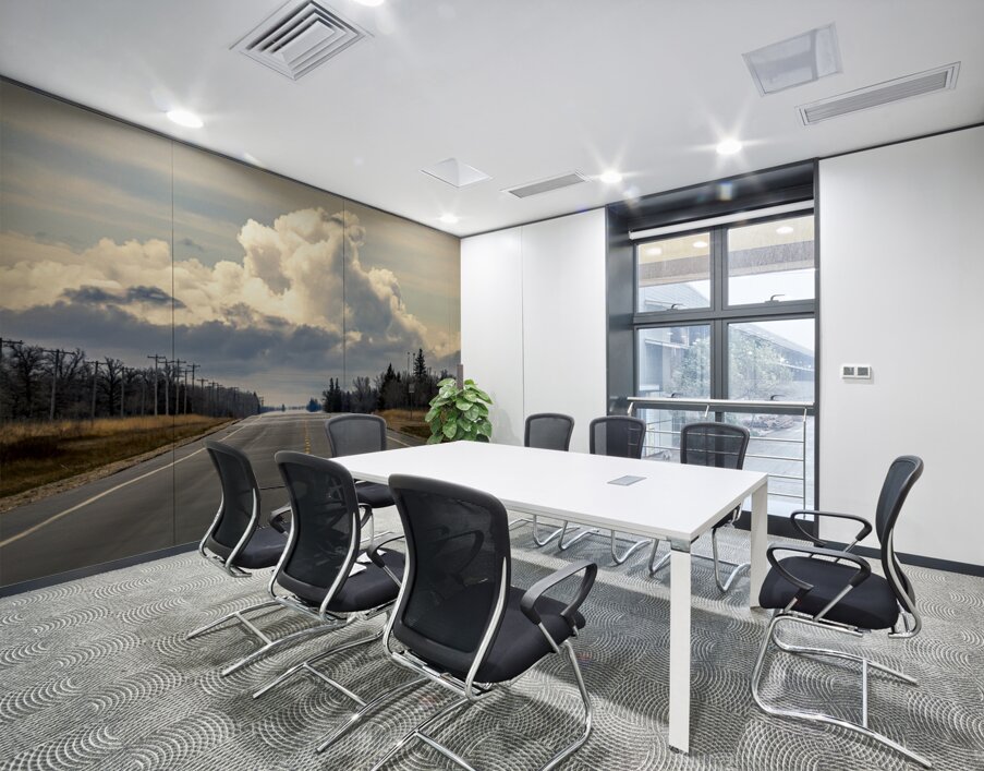 Highway to Cloud Mountain Wall Printing