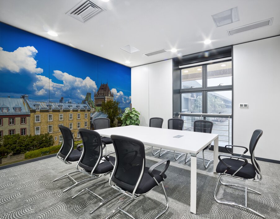 Old Quebec City Panorama Wall Printing