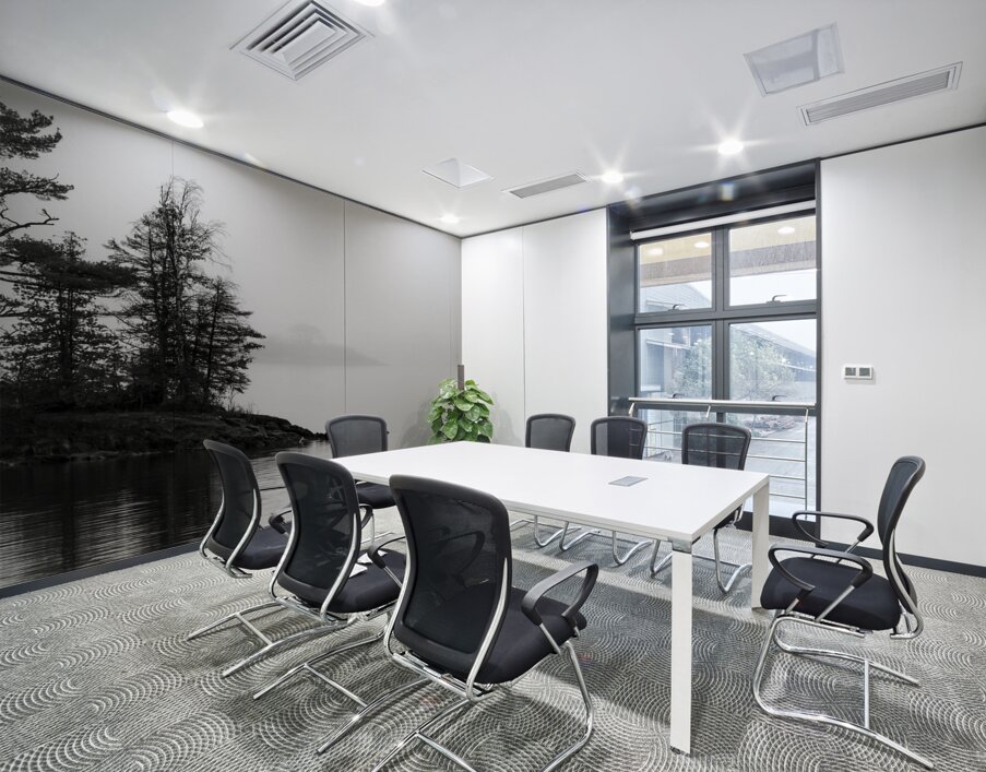 Fog on the Lake Wall Printing