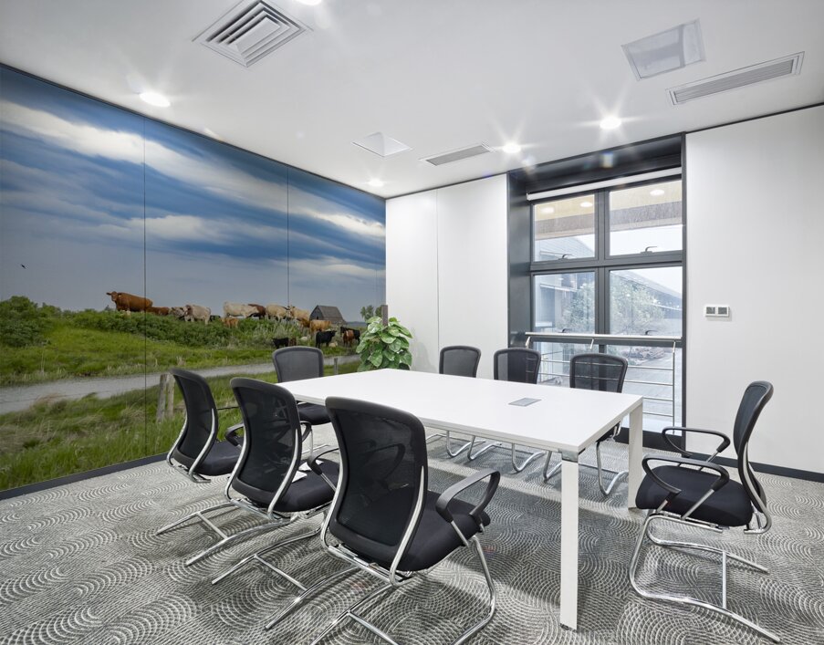 Cattle on a Hill Wall Printing