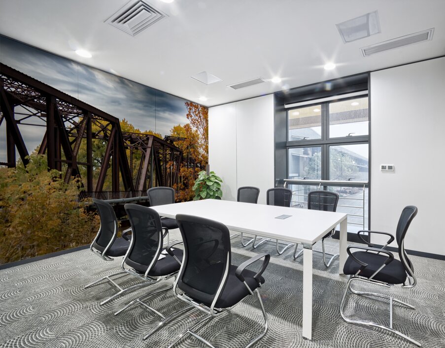 Emerson Train Bridge Wall Printing