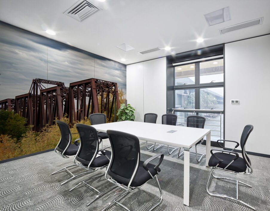 Emerson Train Bridge Wall Printing