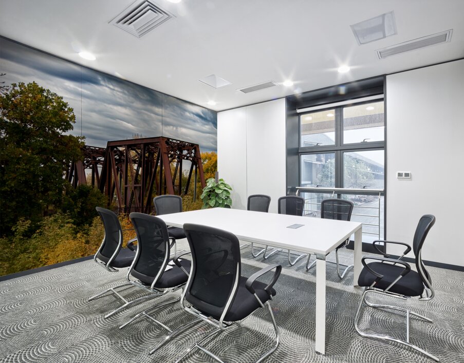 Emerson Train Bridge Wall Printing