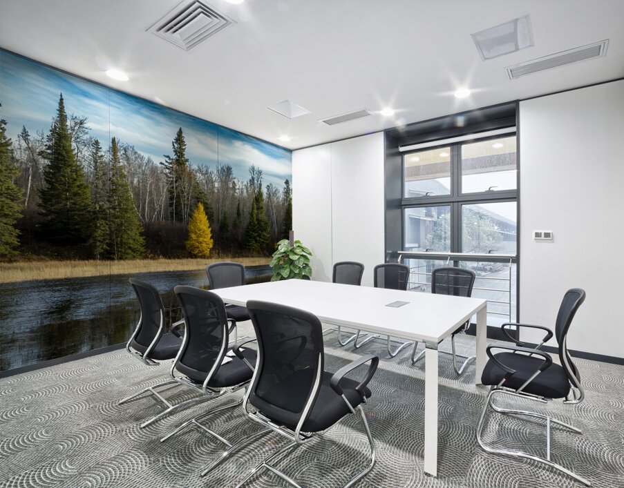 Tamarack Reflection Wall Printing