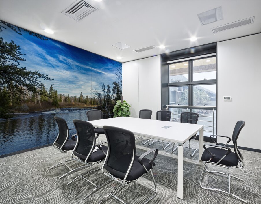 Falls at Pine Point Rapids Wall Printing