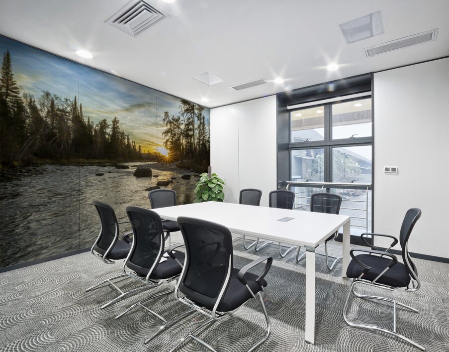 Sunset at Pine Point Rapids Wall Printing