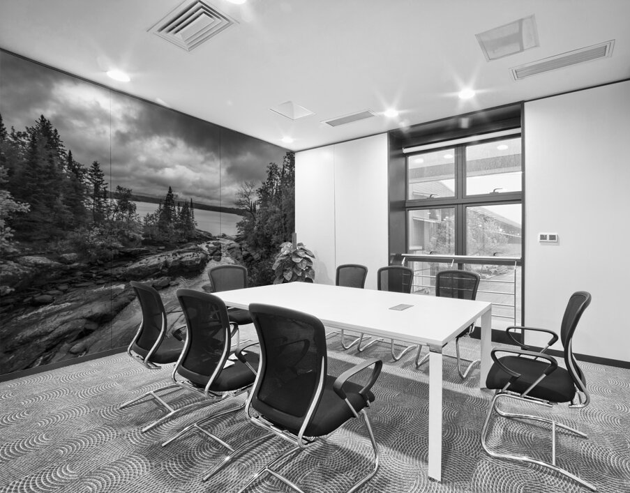 Tulabi Falls on a Rainy Day - B&W Wall Printing