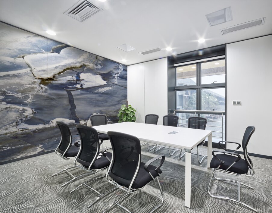 Cracked Ice Wall Printing