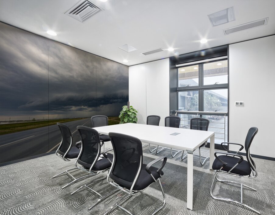 Stormclouds on the Highway Wall Printing