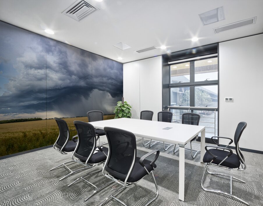 Atomic Rain Wall Printing