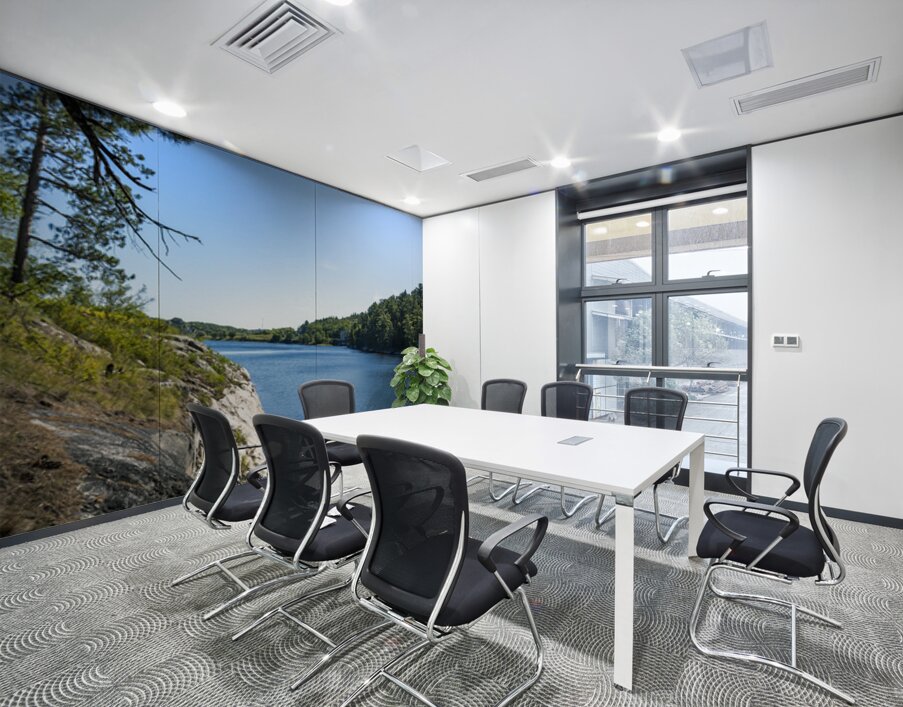 Tunnel Island Trail Wall Printing