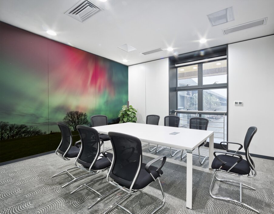 Aurora Colorscape Wall Printing