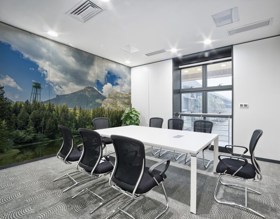 Reflections at Waterton Wall Printing