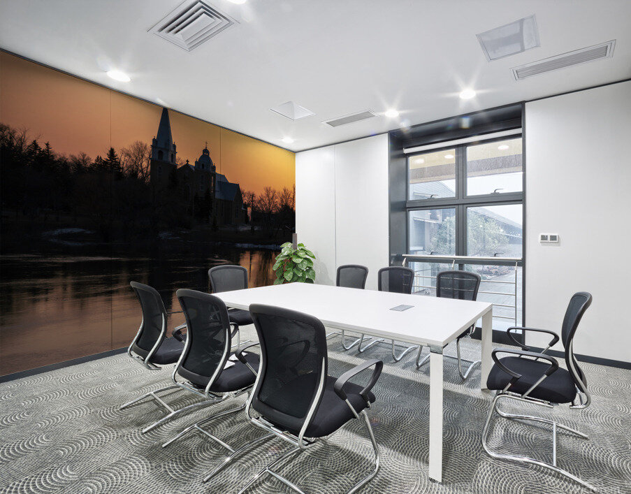 Ste-Agate Church Wall Printing