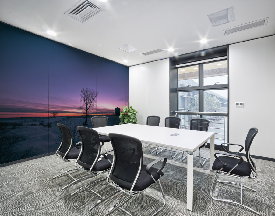 Lone Trees and Grain Bin Wall Printing