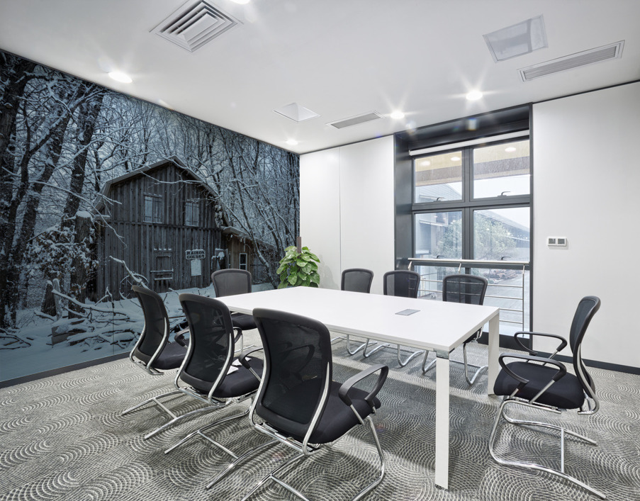 Maison Goulet in First Snow Wall Printing