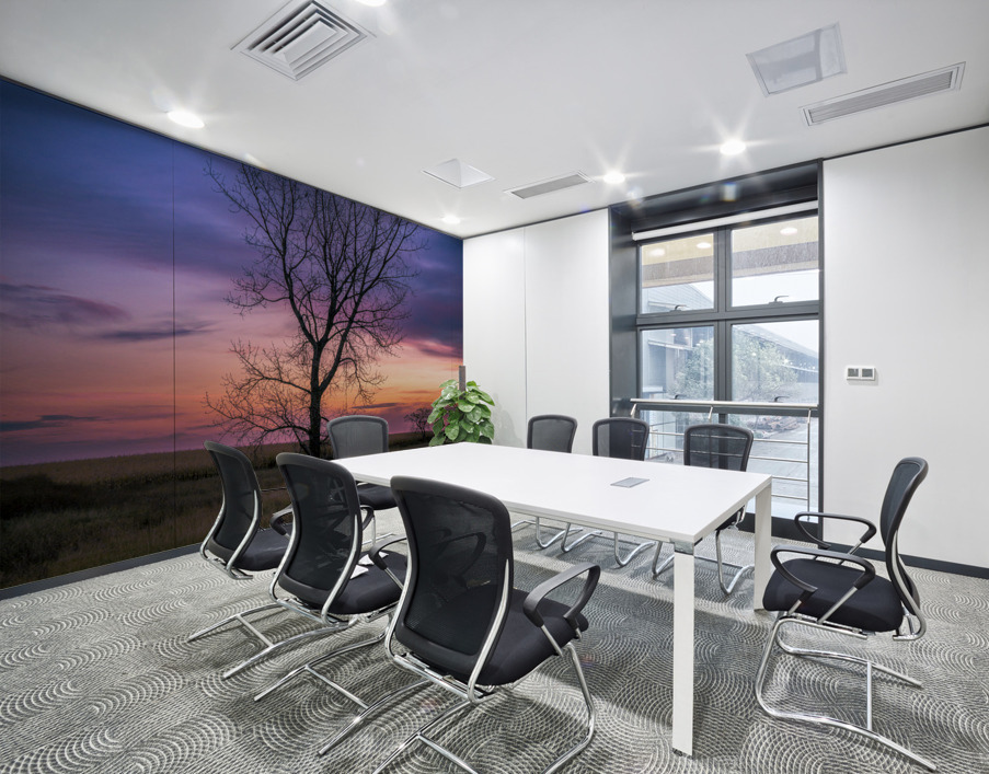 Lone Tree at Sunrise Wall Printing