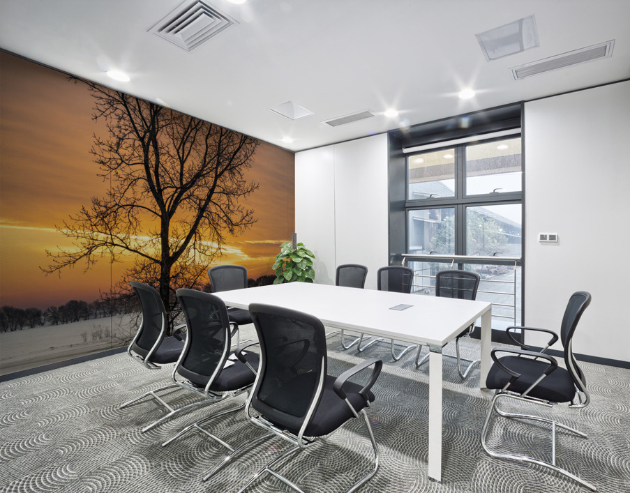 Lone Tree at Sunrise Wall Printing