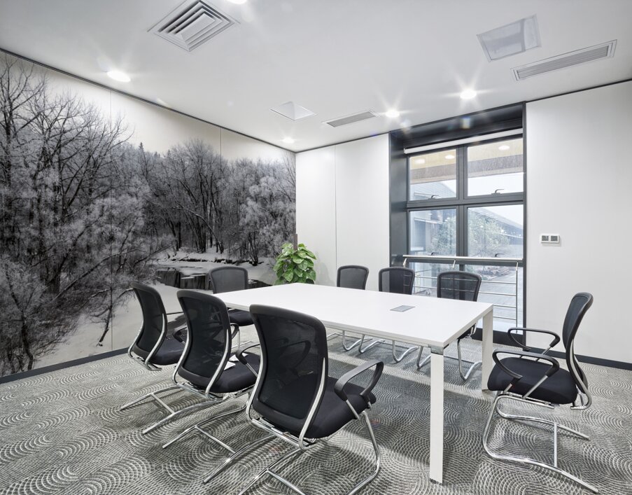 Spillway in Winterfog Wall Printing