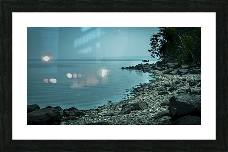 Heclas Coastline Picture Frame print