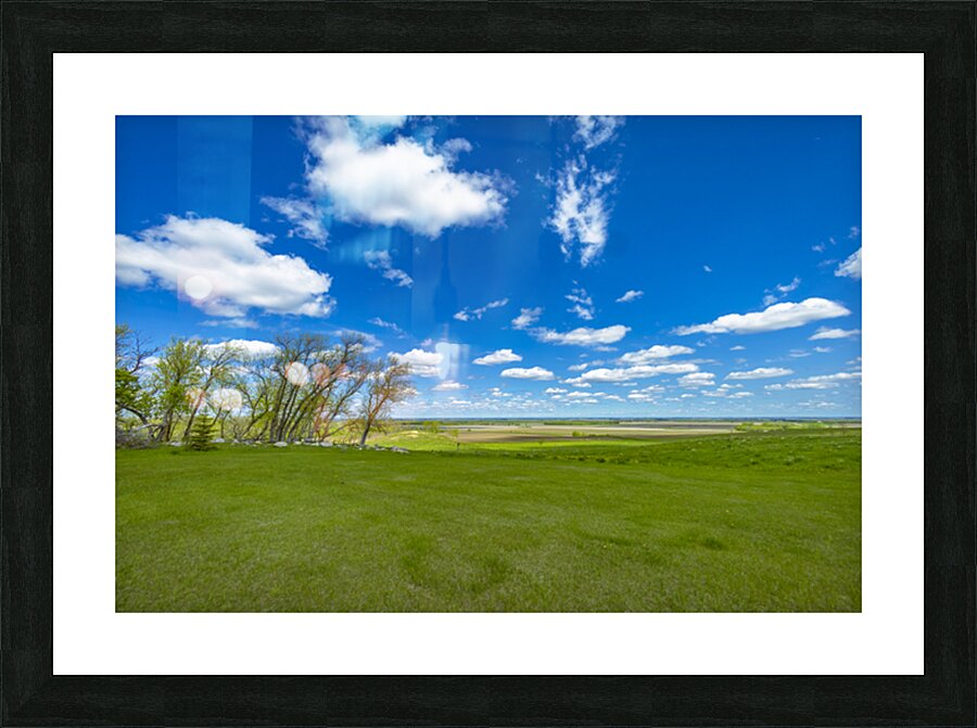 Green Valley Under a Blue Sky Picture Frame print