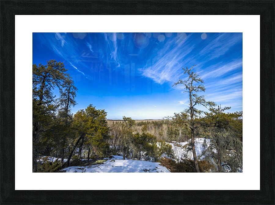 Pine Point Rapids Picture Frame print