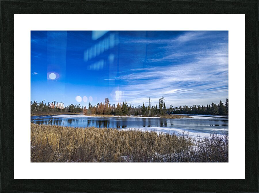 Pine Point Rapids Picture Frame print