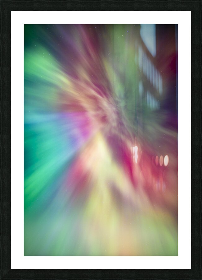 Northern Lights Picture Frame print