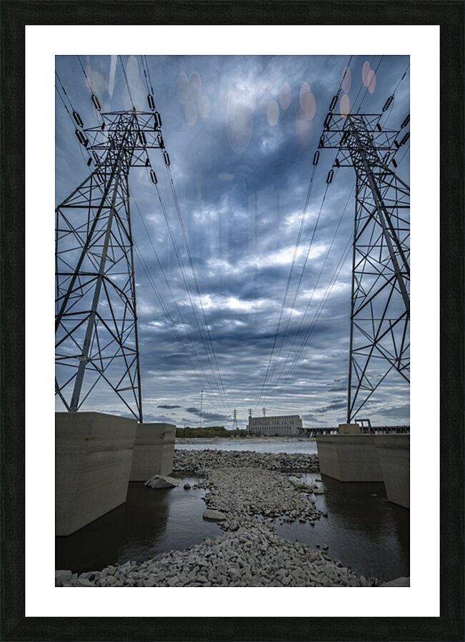 The Two Towers Picture Frame print