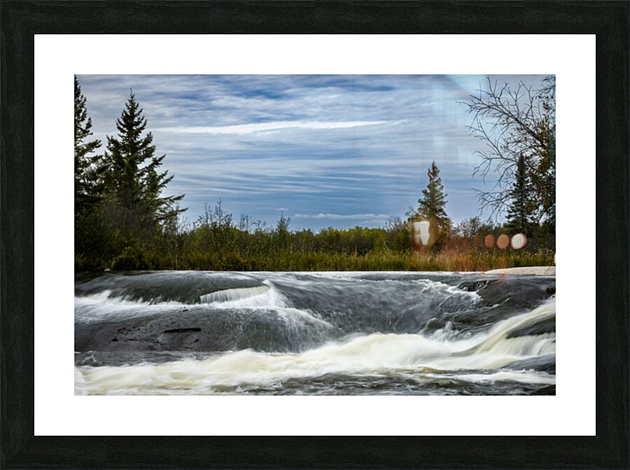 Falls by the Dam Picture Frame print
