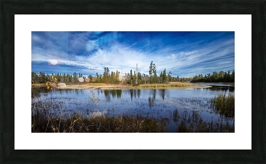 Horseshoe Bend at Pine Point Rapids Picture Frame print
