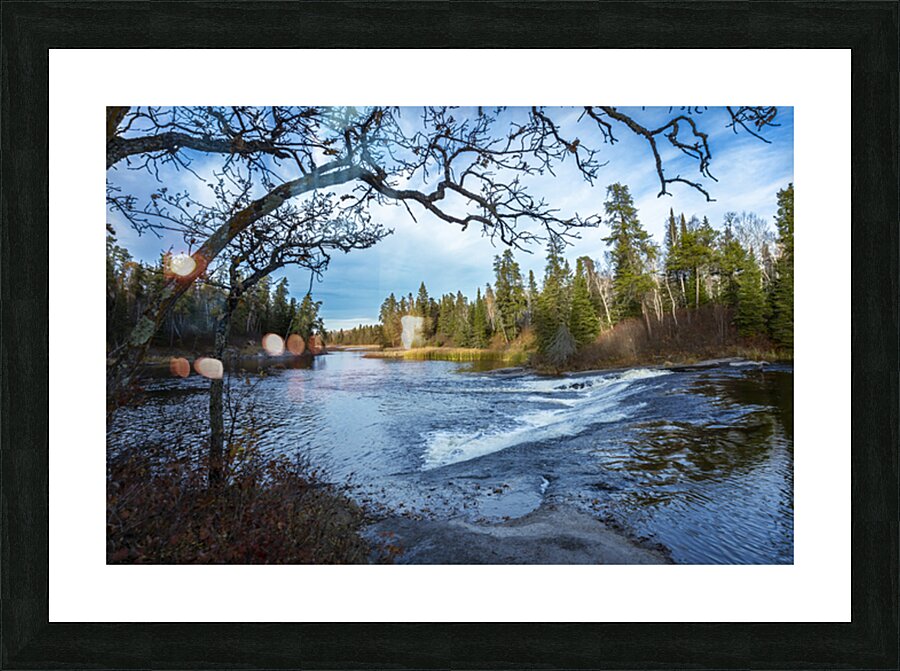 Falls at Pine Point Rapids Picture Frame print