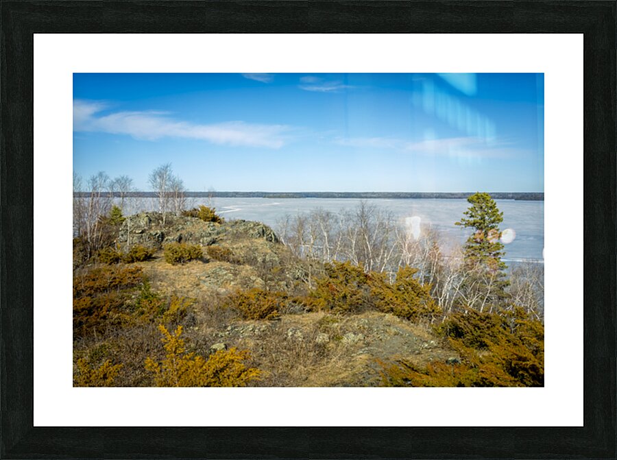 Dragon Fire Trail Picture Frame print