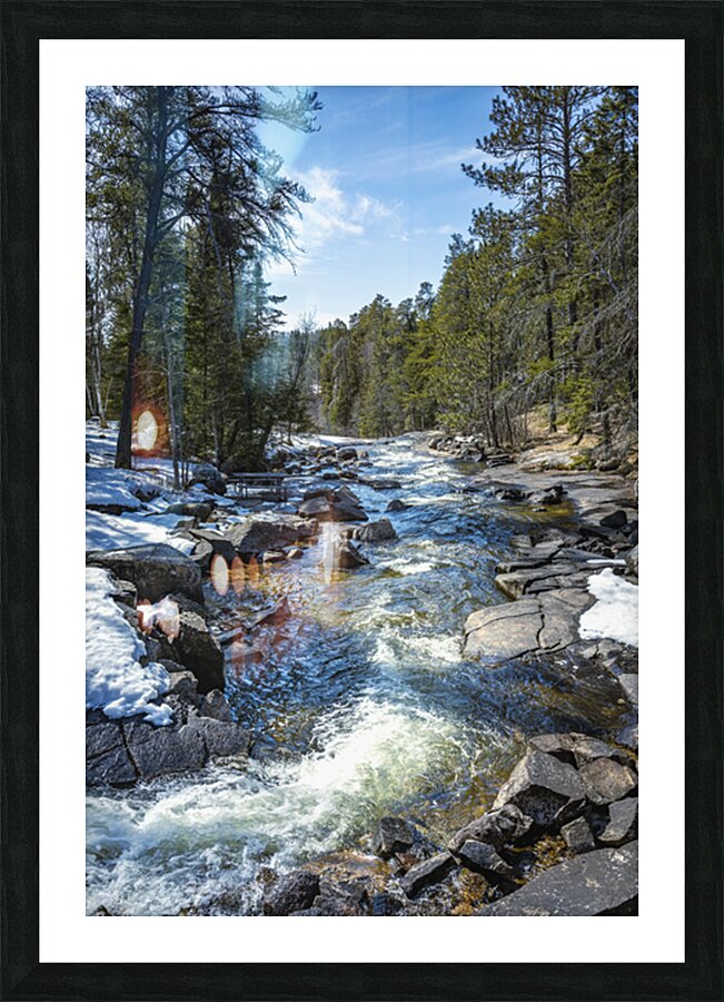 Cascading Waters Picture Frame print