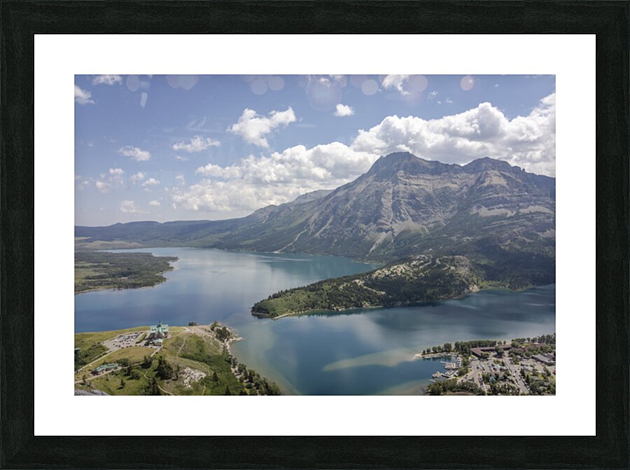 Waterton Lakes View Picture Frame print