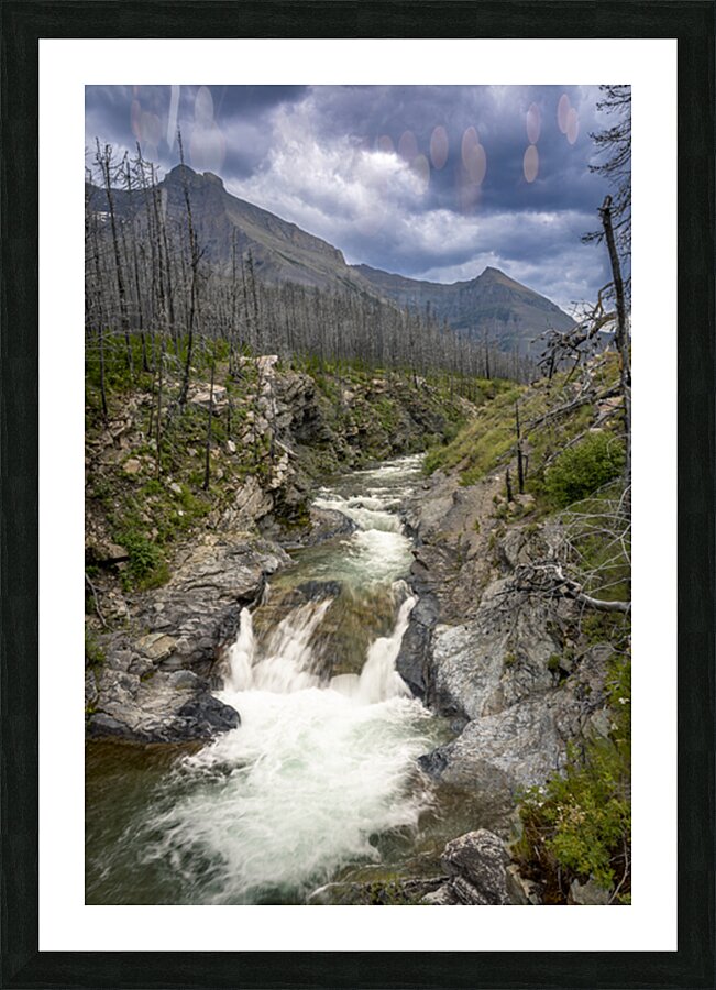 Blackiston Falls Picture Frame print