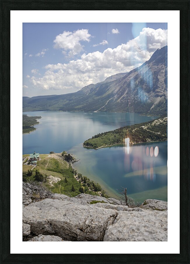 Above It All: Waterton’s Bear Hump Vista Picture Frame print
