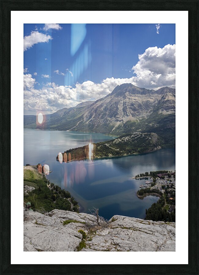 Above It All: Waterton’s Bear Hump Vista Picture Frame print