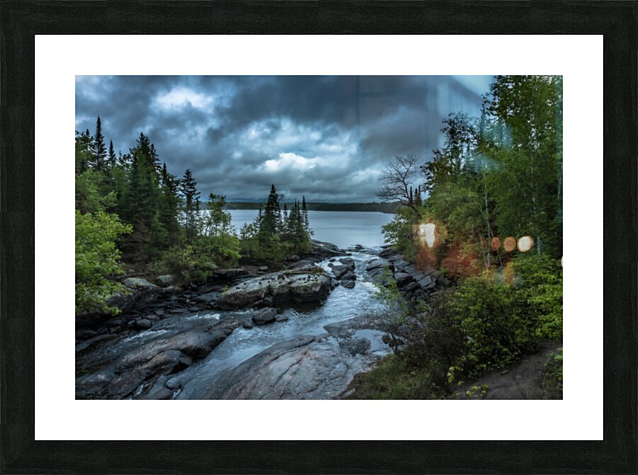 Tulabi Falls on a Rainy Day Picture Frame print