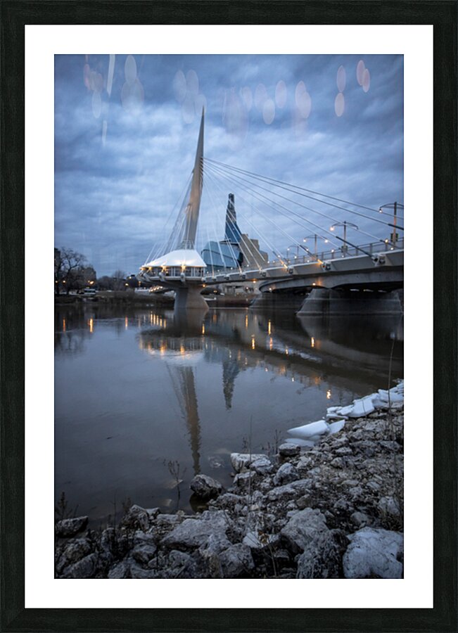 Esplanade Riel Picture Frame print