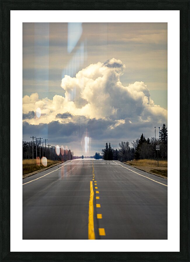 Highway to Cloud Mountain Picture Frame print