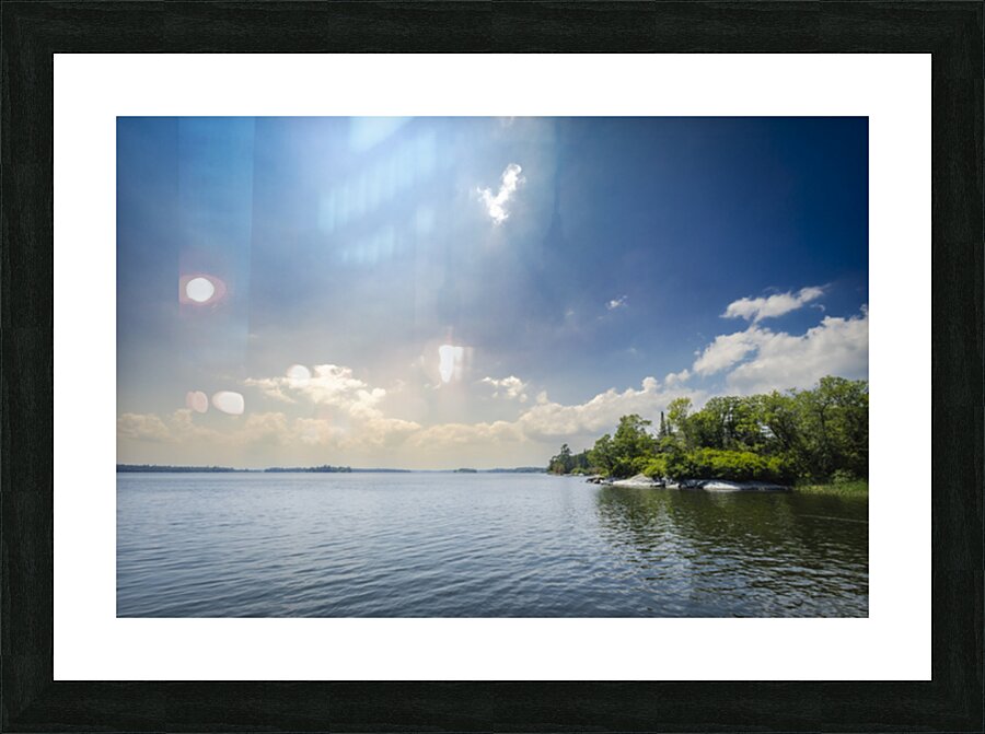 Shoal Lake View Picture Frame print