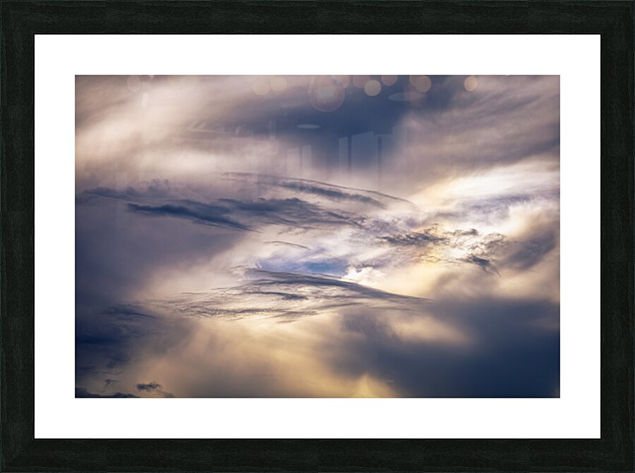 Eye in the Clouds Picture Frame print