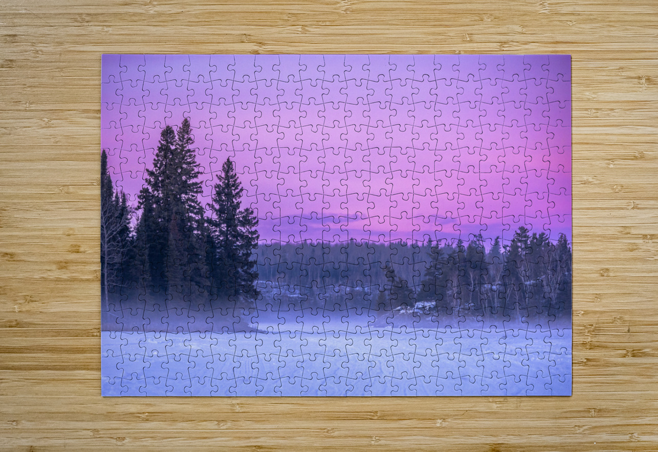 Fog Rising Over Falcon Lake Marc Gilbert Photography Puzzle printing