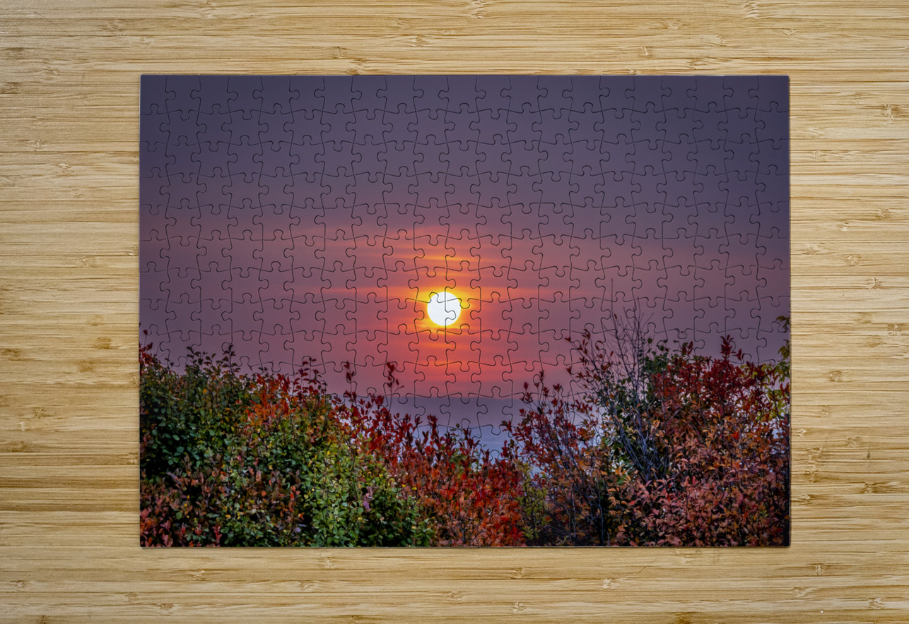 Red Sunset Marc Gilbert Photography Puzzle printing