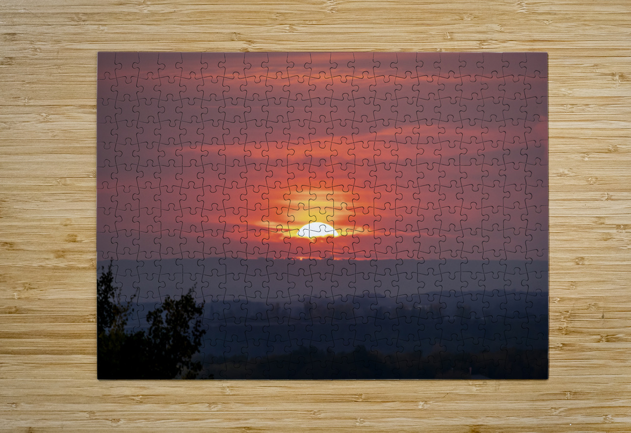 Red Wine Sunset Marc Gilbert Photography Puzzle printing